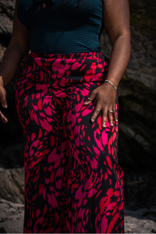 Pantalon fluide grande taille