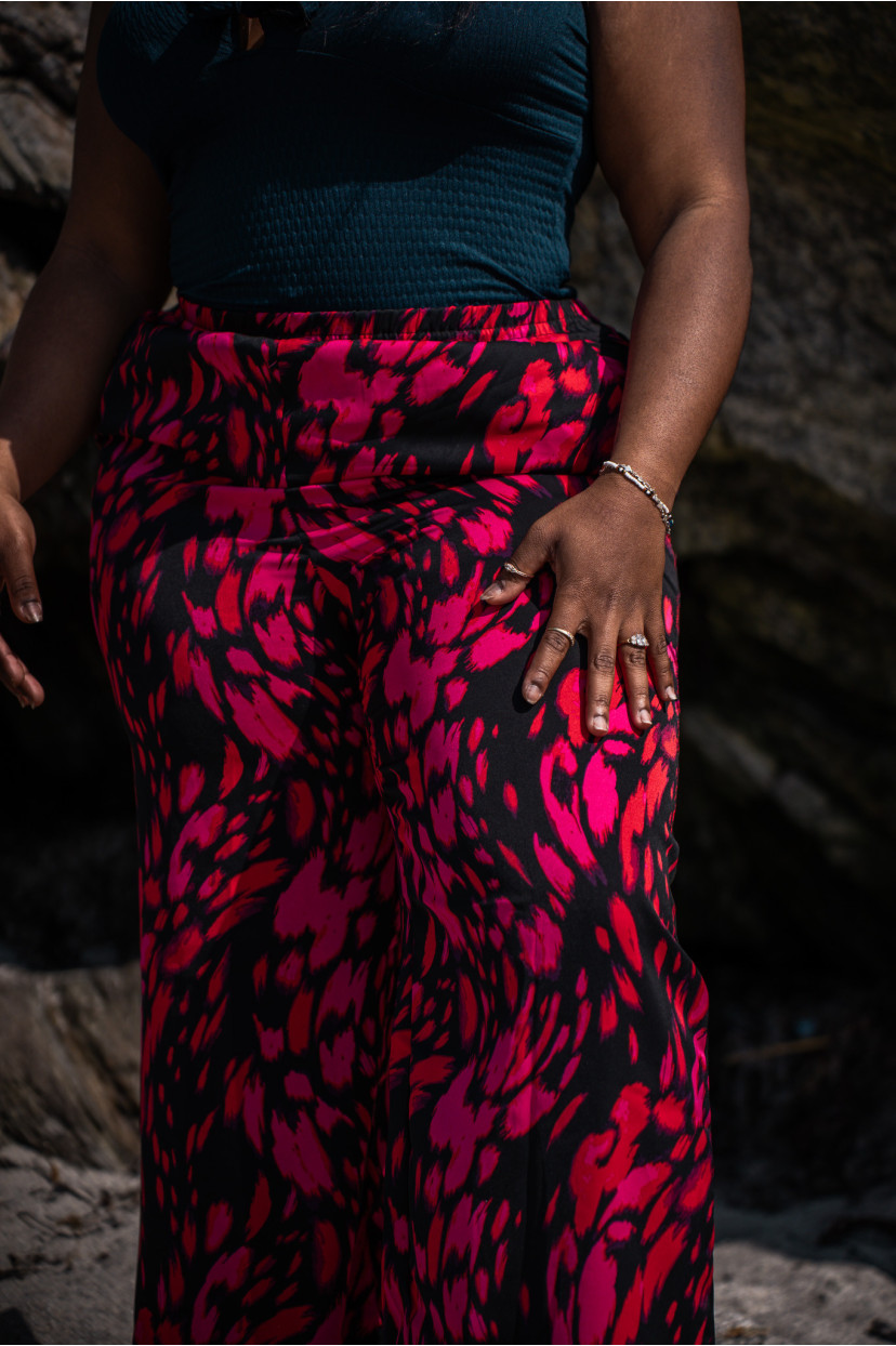Pantalon fluide grande taille