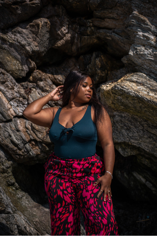 Pantalon fluide grande taille