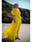 jupe longue jaune