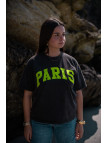 tee shirt gris et jaune