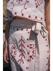 Ensemble femme effet lin