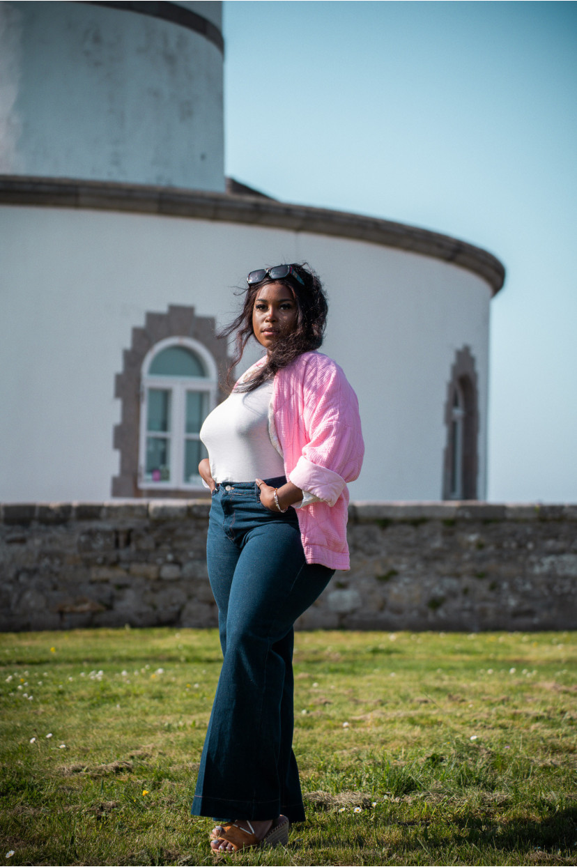 veste matelassée rose