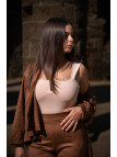 Body femme beige