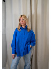 Chemise loose bleue