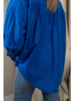 Chemise loose bleue