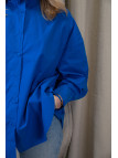 Chemise loose bleue