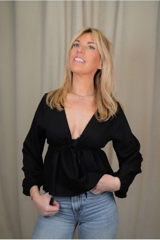 Blouse noir